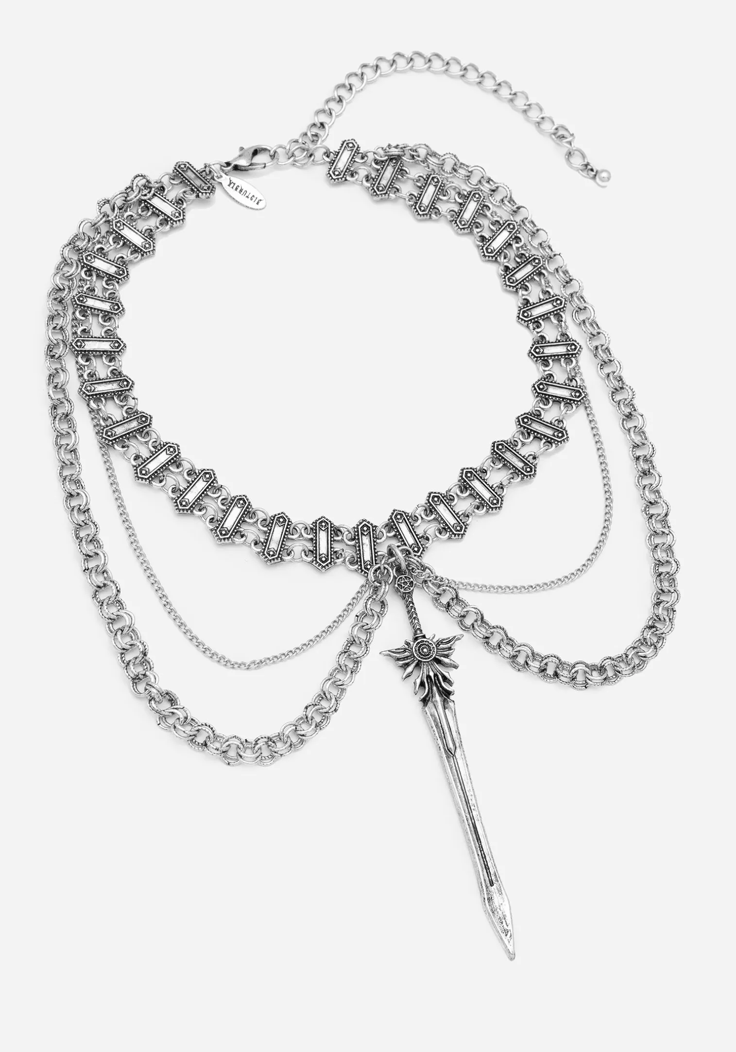 Tempo Layered Chain Choker Necklace