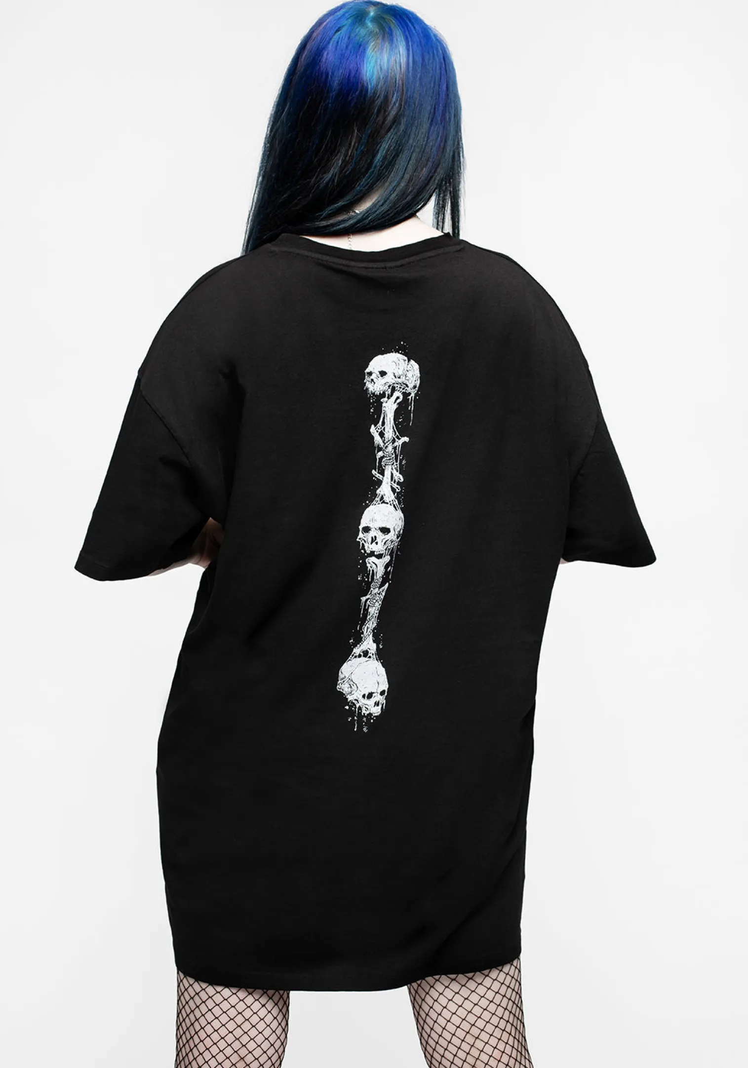 Temptation Snakes Oversized Tee Dress