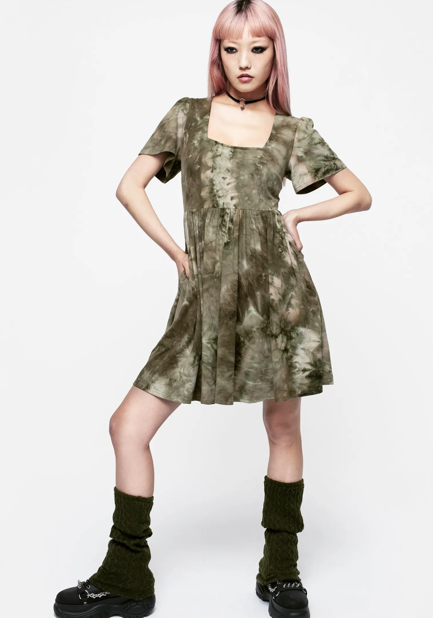 Tenebris Mini Smock Dress