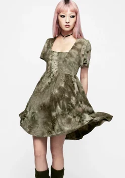 Tenebris Mini Smock Dress