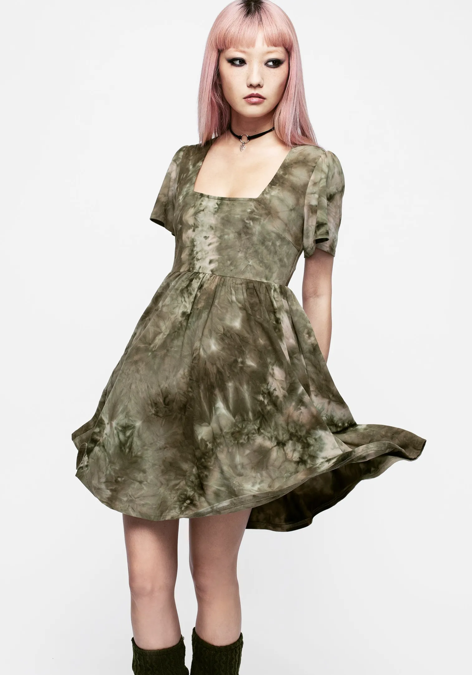 Tenebris Mini Smock Dress