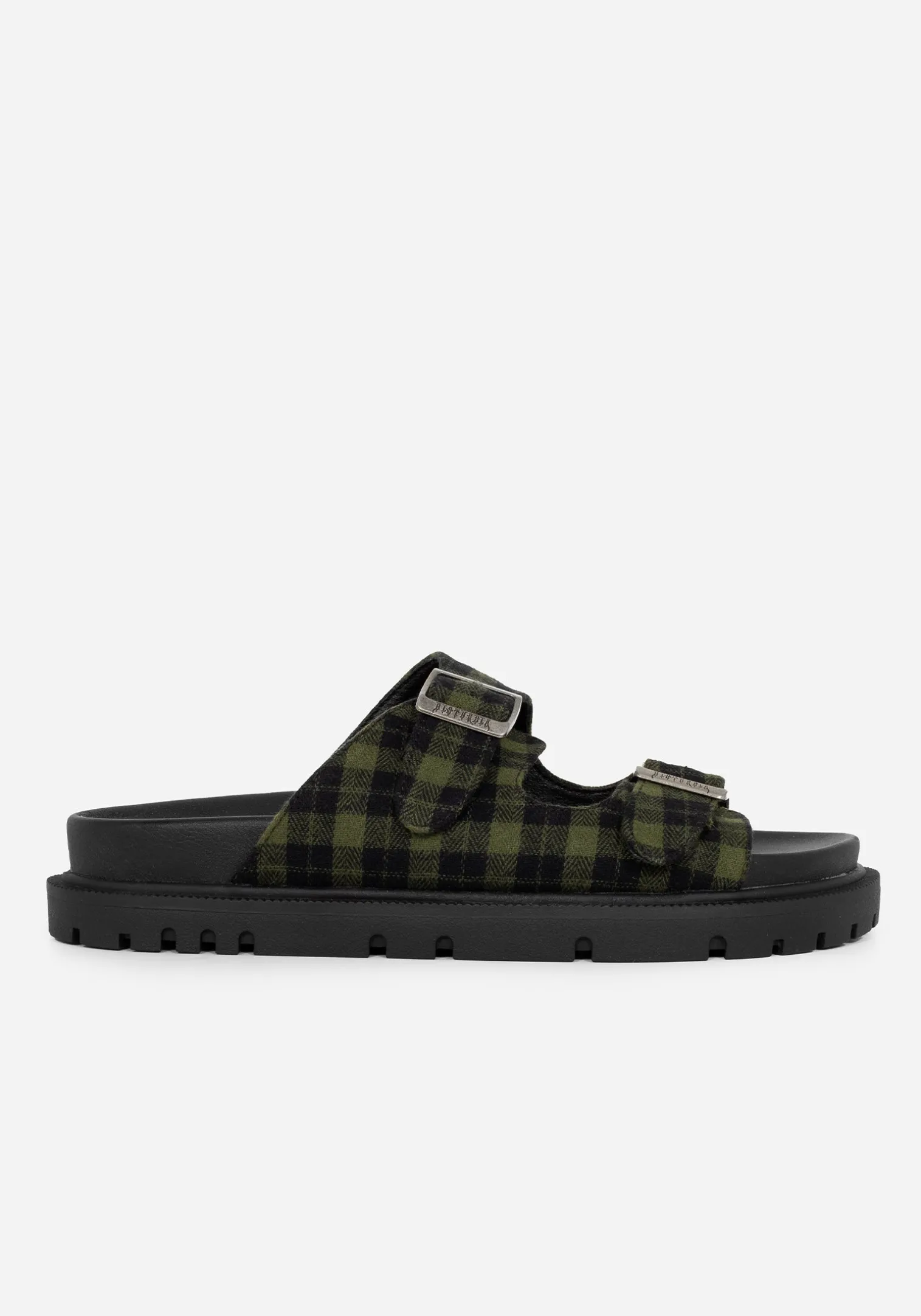 Terra Gingham Buckle Sandals
