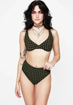 Terra Gingham Underwired Bikini Top