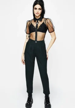 Terraria Embroidered Tapered Trousers