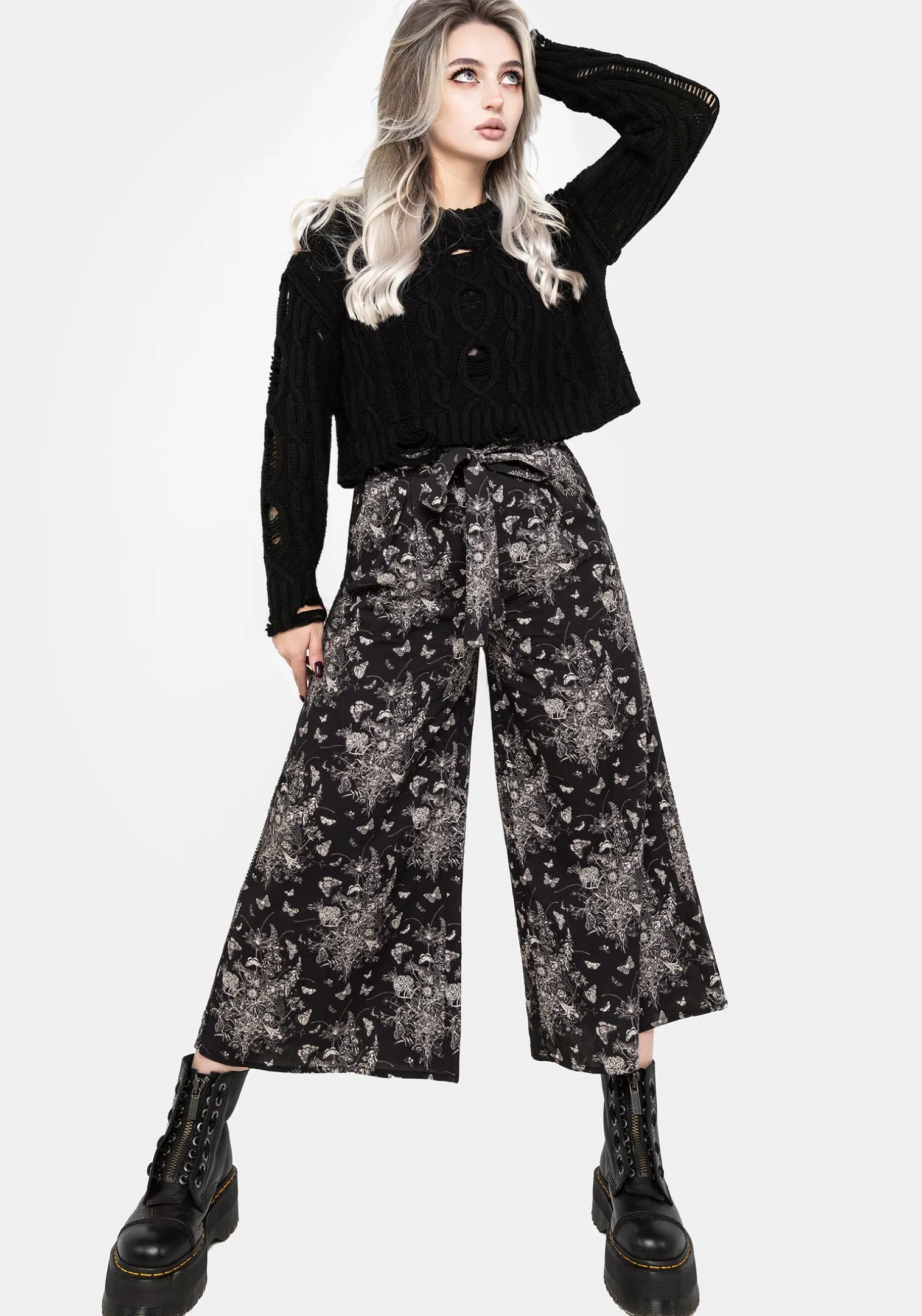 Thalia Tie Waist Culottes