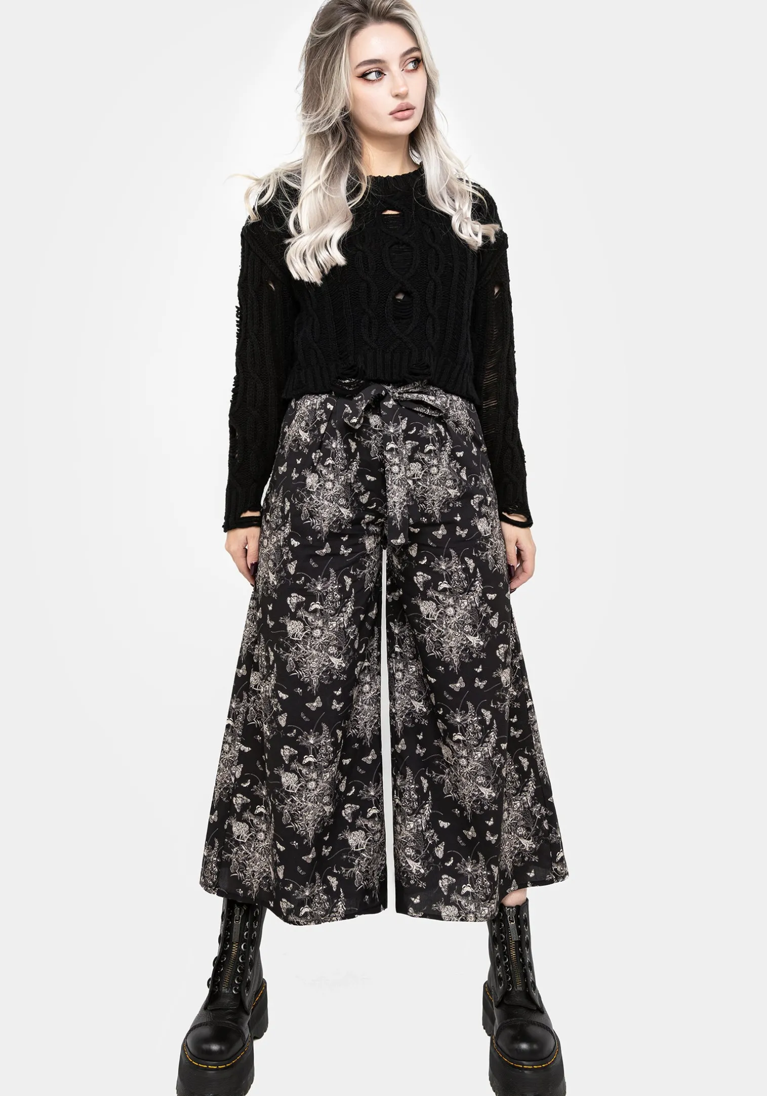 Thalia Tie Waist Culottes