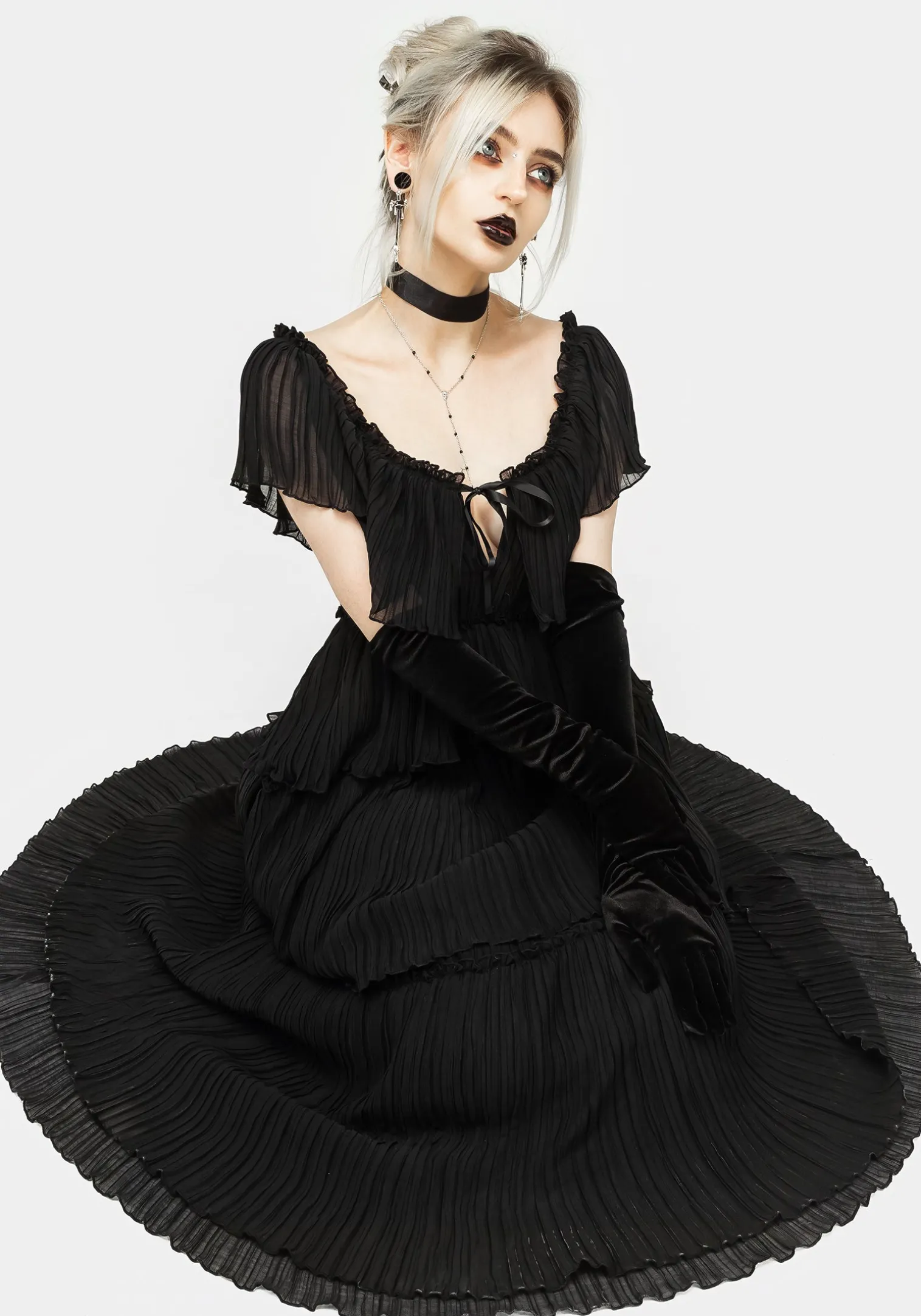 Thornhille Tulle Tiered Midaxi Dress