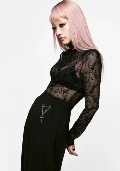 Thorns Mesh Top