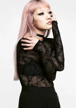 Thorns Mesh Top
