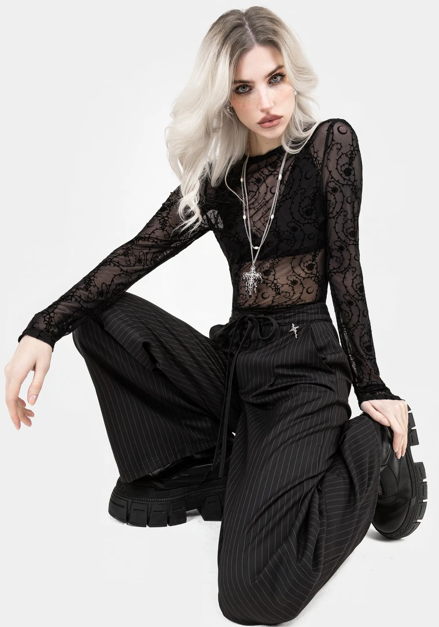 Thorns Mesh Top