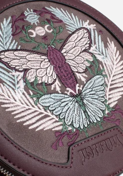 Trivia Moth Embroidered Crossbody Bag