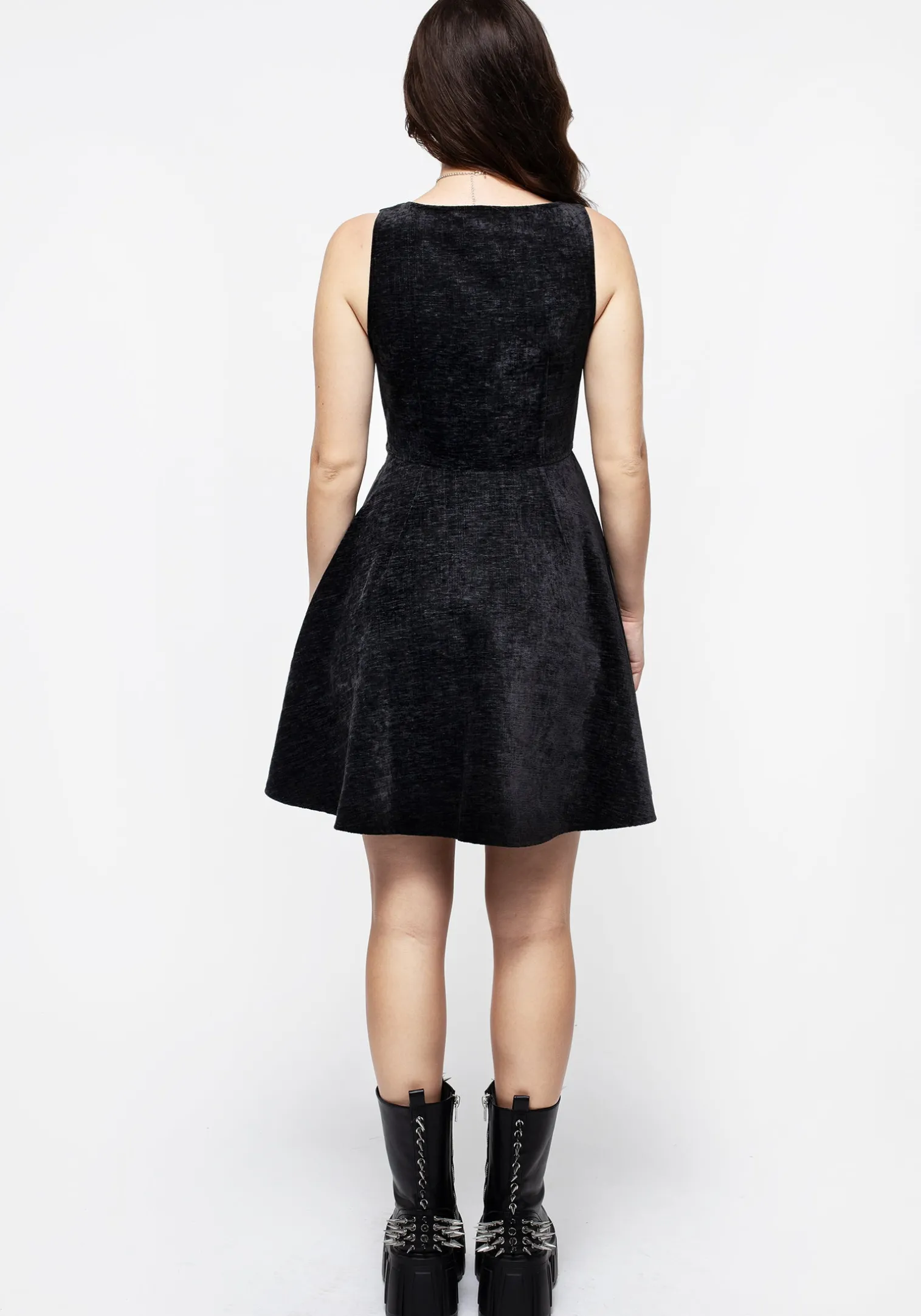 Valar Lace Up Mini Dress