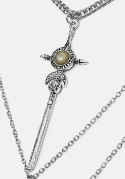 Valkyrie 4 Layered Rune Choker Necklace