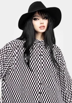 Vaudeville Pleat Shirt Dress