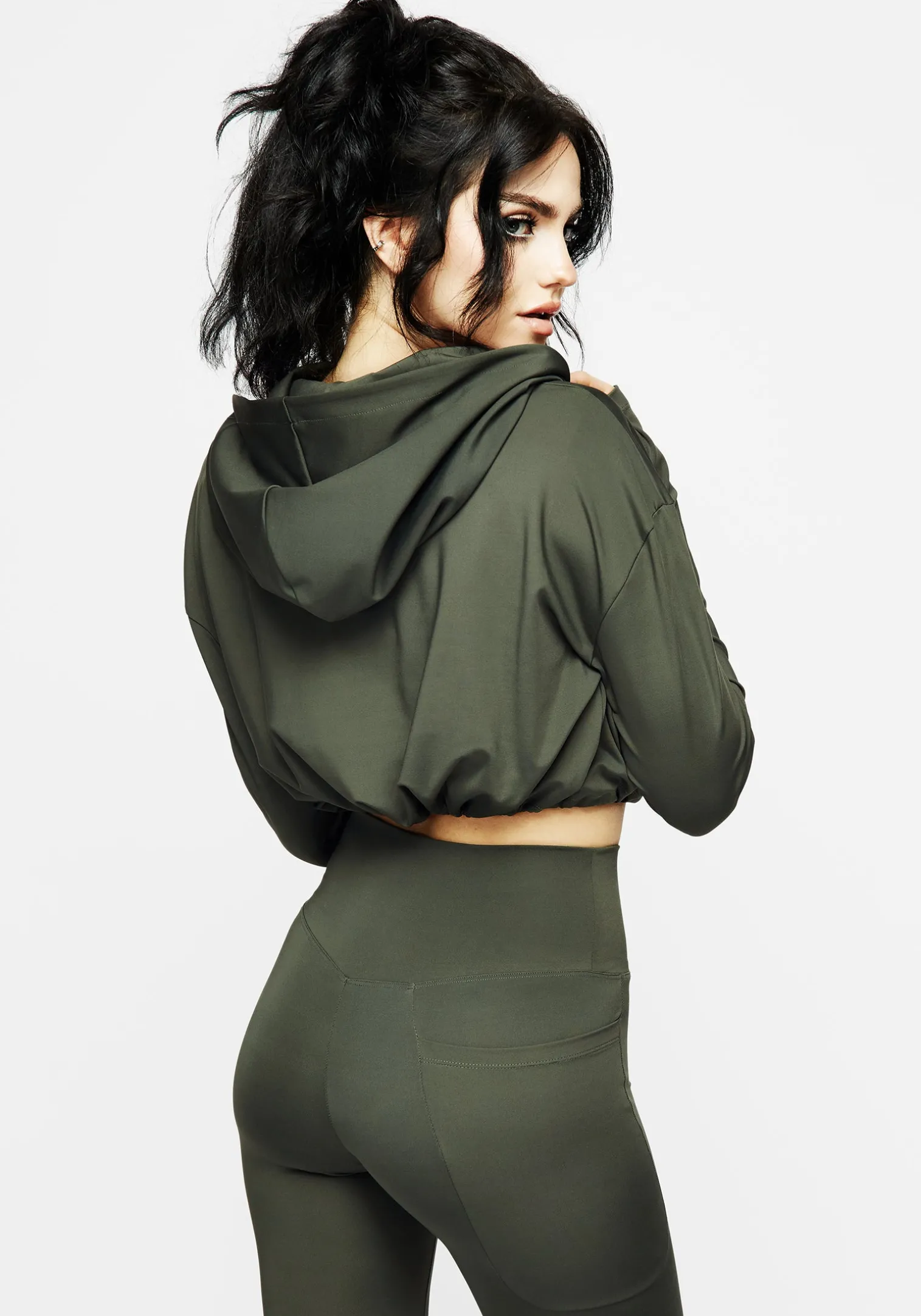 Venin Snake Athleisure Crop Hoody