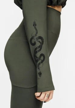 Venin Snake Athleisure Crop Hoody