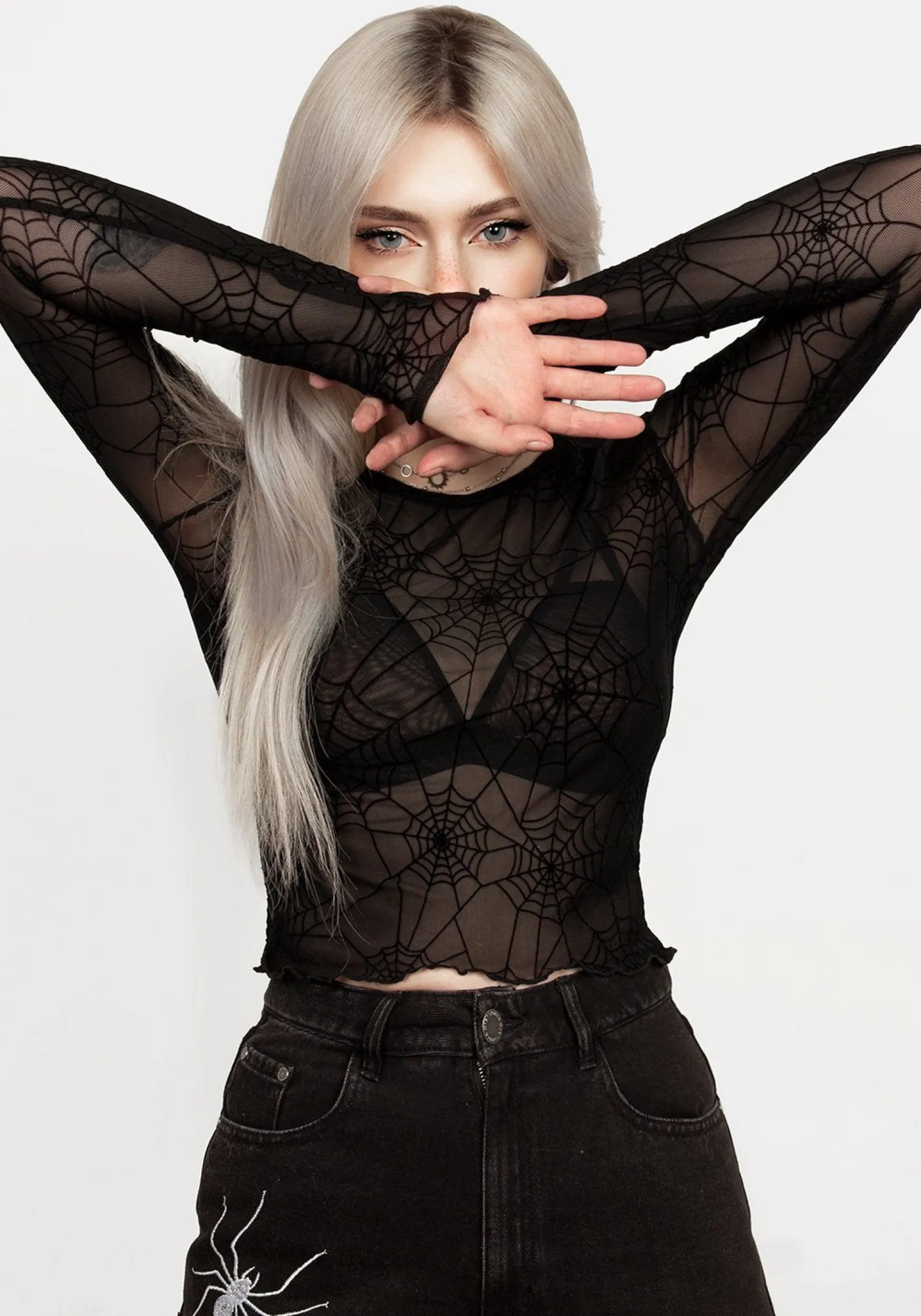 Venom Mesh Crop