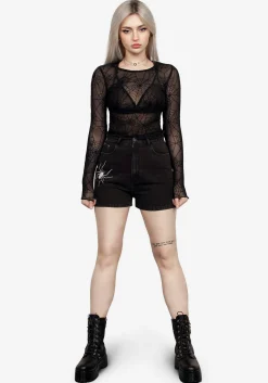 Venom Mesh Crop