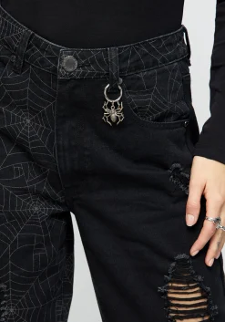 Venom Spliced Wide Leg Jeans