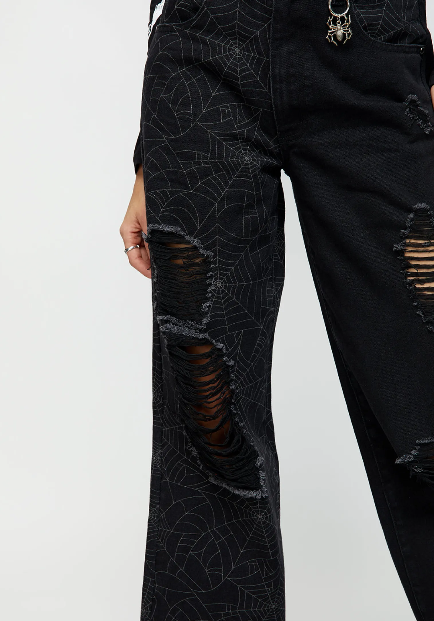 Venom Spliced Wide Leg Jeans