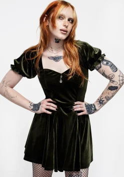 Verdant Corset Mini Dress