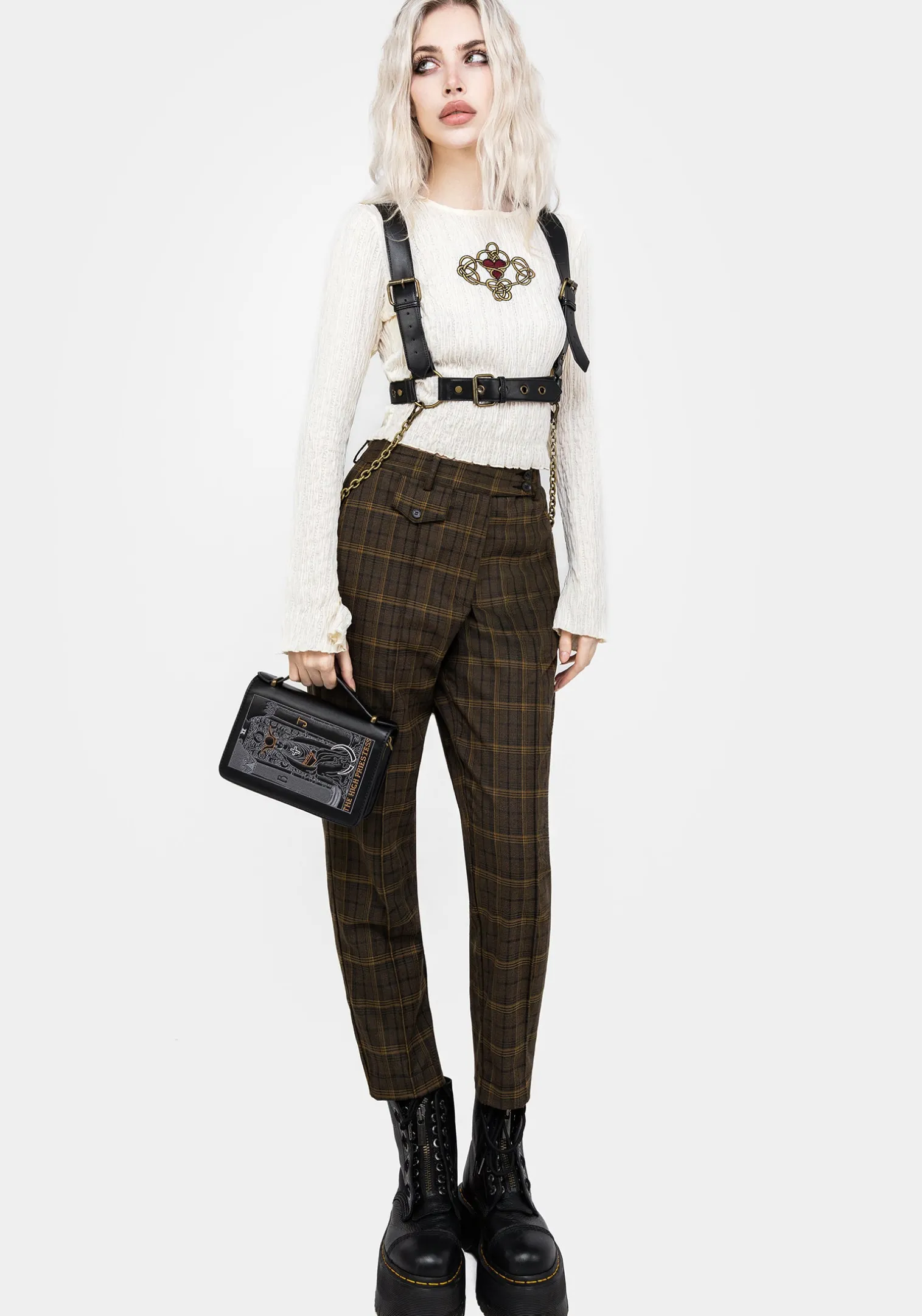Vignette Brass Chain Harness
