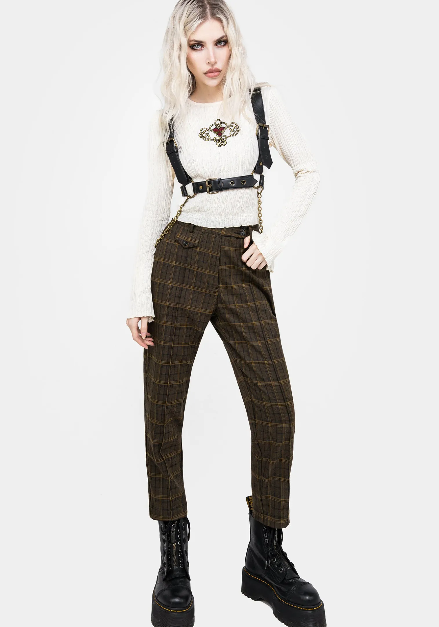 Vignette Brass Chain Harness