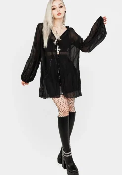 Villain Textured Blouse