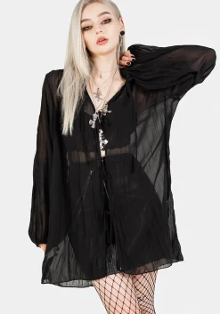 Villain Textured Blouse