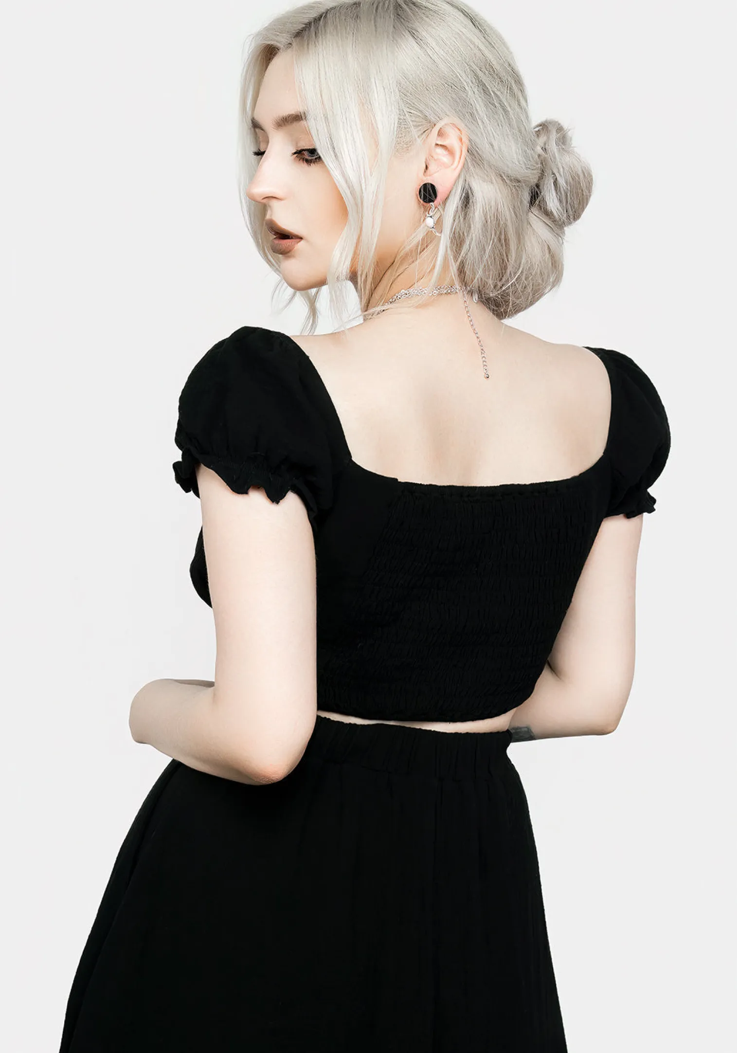 Vine Textured Crop Top
