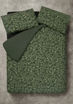 Wildwood Floral Print Cotton Bedding Set - US Queen