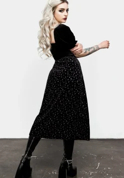 Woe Midi Split Skirt