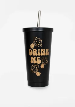Wonderland Insulated Straw Tumbler