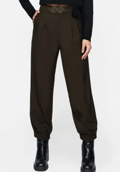 Zarina Embroidered Balloon Trousers