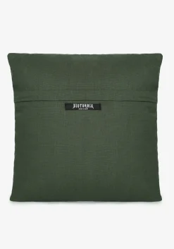 Zarina Snake Embroidered Velour Throw Cushion