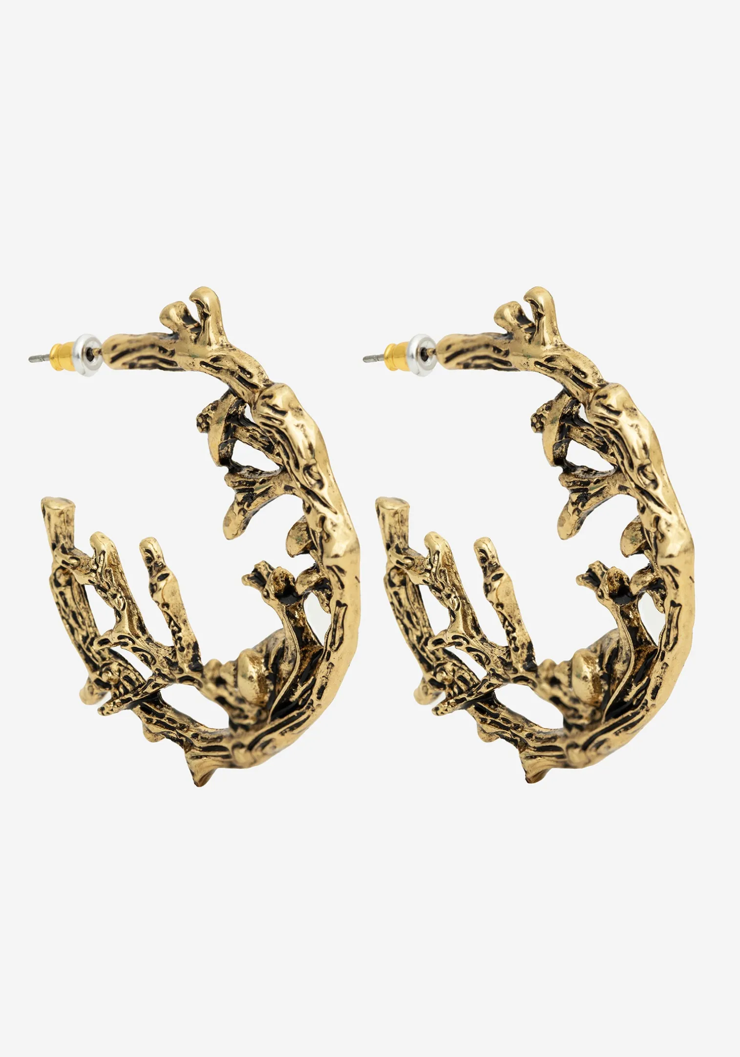 Zinnia Hoop Earring - Gold