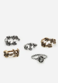 Zinnia Mixed Ring Set