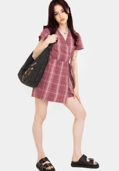 Zorina Cotton Tie Wrap Playsuit